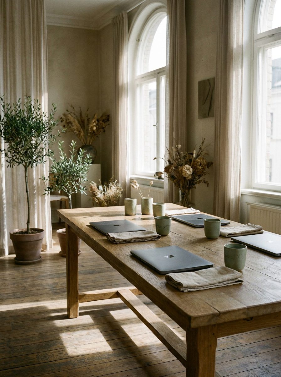 Inside an Agent Atelier session — the room, hands, laptops